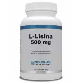 L-Lisina 500 mg 100 cápsulas vegetarianas-