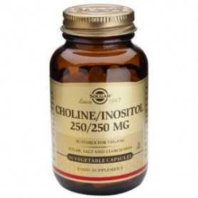 Solgar Colina Inositol 250/250mg. 50cap