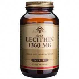 Solgar Lecitina De Soja 1360mg. 250perlas