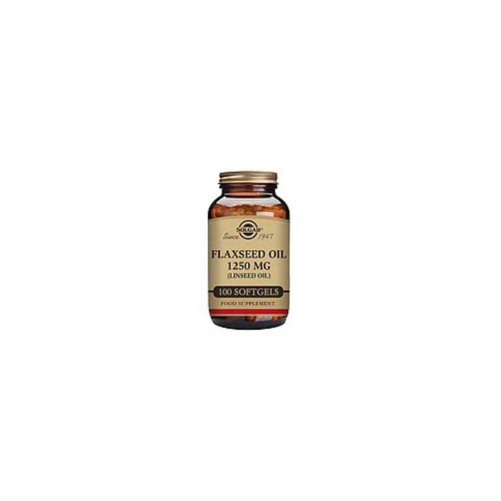 Solgar Aceite de Linaza 1250 mg 100 cáp.