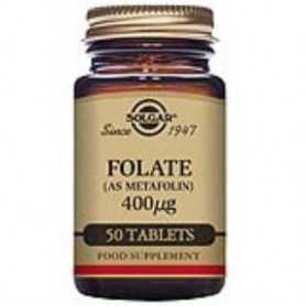 Solgar Folato (como Metafolin) 400mcg. 50comp.