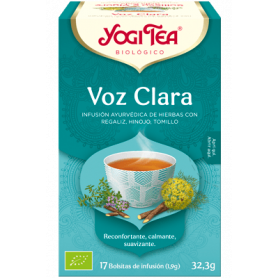 Yogi Tea Voz Sana, 17 bolsitas de infusiones Bio.