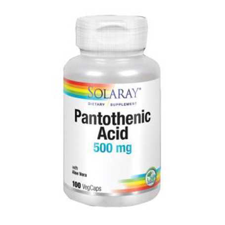 Solaray Acido Pantothenic 500 mg. 100 cápsulas