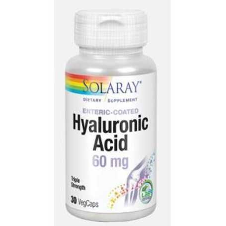 Solaray Hyaluronic Acid 60 mg. 30 cápsulas