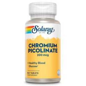 Solaray Chromium Picolinato 200 mcg. 50 comprimidos