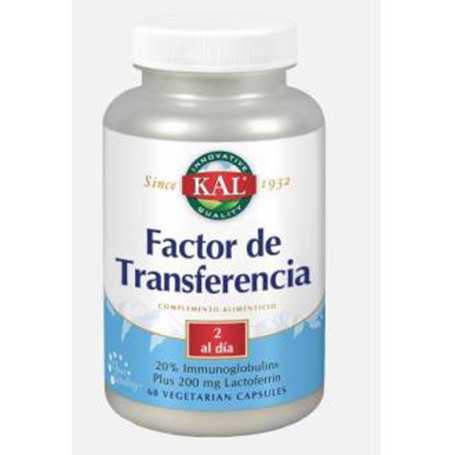 Solaray Factor De Transferencia 60 cápsulas Kal