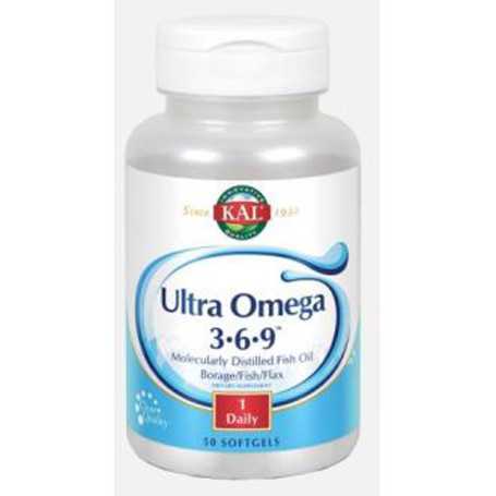 Solaray Ultra Omega 3 6 9 50 perlas