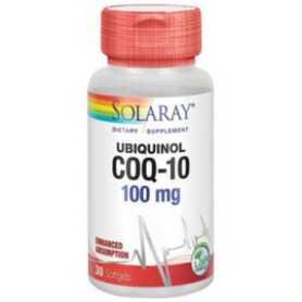 Solaray Coq10 Ubiquinol 100 mg. 30 perlas