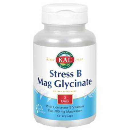 Solaray Stres B Mag Glycinate 60 cápsulas vegetales