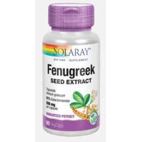 Solaray Fenugreek (fenogreco) 350 mg. 90 cápsulas vegetales