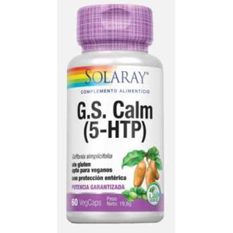 Solaray Gs Calm (5-htp) 60 cápsulas