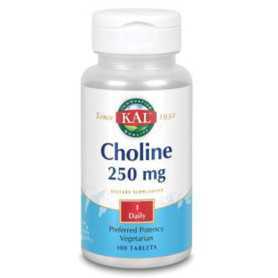 Solaray Choline Kal 250 mg. 100 comprimidos