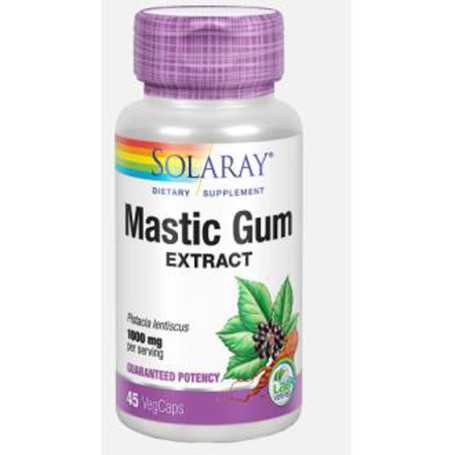 Solaray Mastic Gum 500 mg. 45 cápsulas vegetales