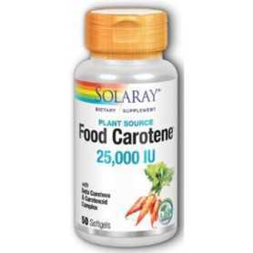 Solaray Food Carotene 50 perlas