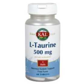 Solaray L-taurina 500 mg. 60 cápsulas Kal