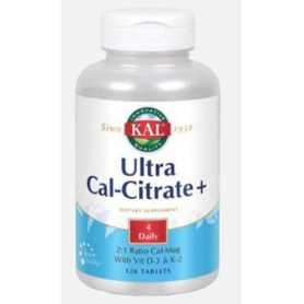 Solaray Ultra Cal Citrate + K2  120compr.