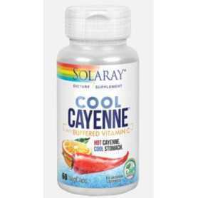 Solaray Cool Cayenne 60 mg. 60 cápsulas vegetales