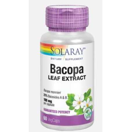 Solaray Bacopa 100 mg. 60 cápsulas