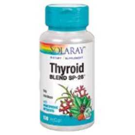 Solaray Thyroid Blend 100 cápsulas