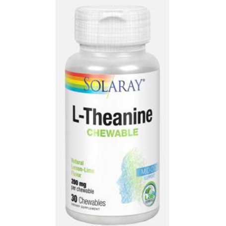 Solaray Theanine 200 mg. 30 comprimidos Sublingual