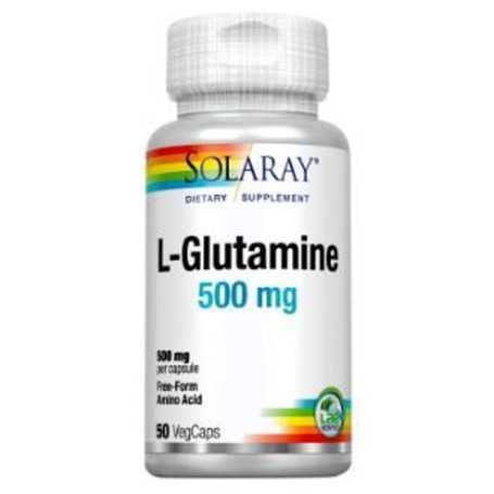 Solaray L-glutamine 500 mg. 50 cápsulas