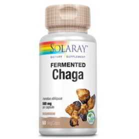 Solaray Chaga Fermented 500 mg. 60 v cápsulas