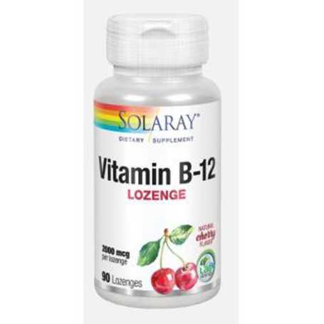 Solaray Vitamina B12 2000 mcg. 90 comprimidossublingual