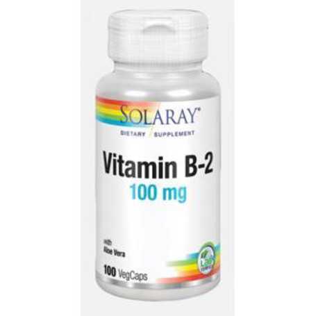 Solaray B2 100 mg. 100 cápsulas vegetales