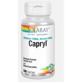 Solaray Capryl Tm (acido Caprilico) 100 cápsulas vegetales