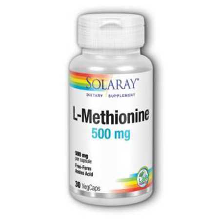 Solaray L-methionine 500 mg. 30 cápsulas