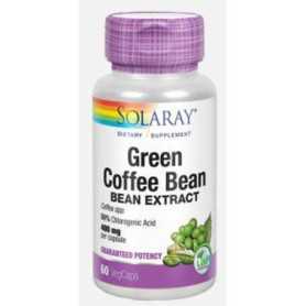 Solaray Green Coffee (cafe Verde) Extract 400 mg. 60 cápsulas