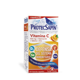 Protecsapin Vitamina C + D3 + Selenio + Zinc 60 Cápsulas. Natysal